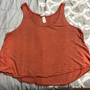 H&M Basics Loose Crop Top
